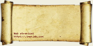 Omilj Rudja vizit kartica